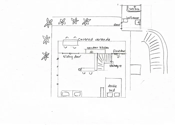 210m2 Two Floor House With Two Kitchens And 2 Bathrooms Garden And Pool